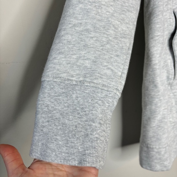 Lululemon Back To It Wrap Jacket Heathered Vapor Light Gray White Size 8 - Picture 8 of 14